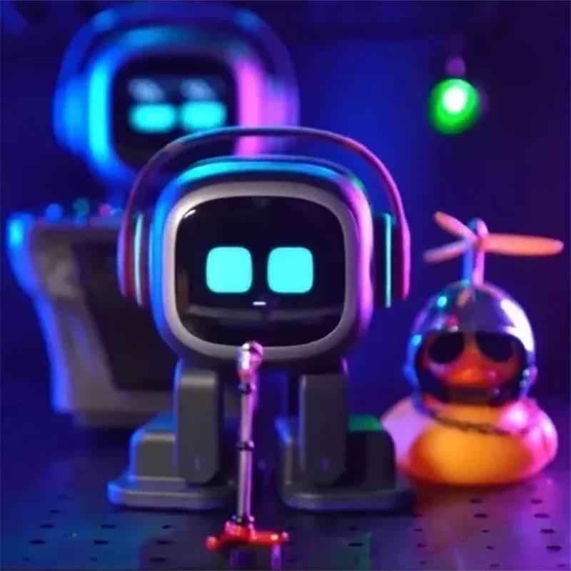AI EMO Smart Companion Robot Toy with Voice Recognition for Emotional Communication Electronic Pet for Kids And Adults