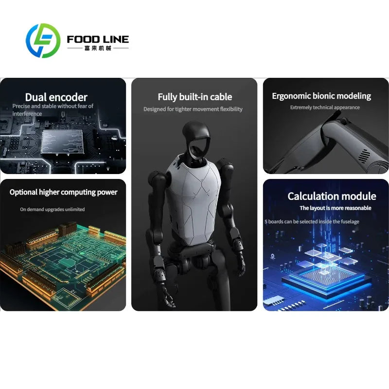Customized Robust Humanoid Robot with Industrial Grade Design for Warehouse Handling and Material Transport
