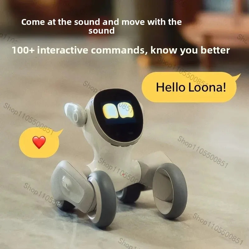 Emotional AI Companion, Interactive Robot Pet with Face Recognition & Real-Time Monitoring