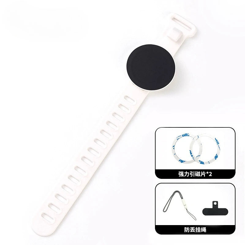 Two-sided Magnet Wrist Band Holder Wristband Hands Free Magnetic Phone Stand Holder Mount For Magsafe iPhone Accessories Sports