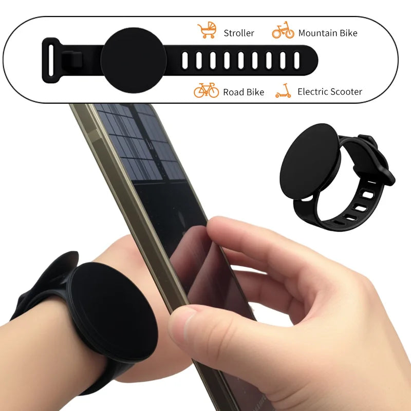 Two-sided Magnet Wrist Band Holder Wristband Hands Free Magnetic Phone Stand Holder Mount For Magsafe iPhone Accessories Sports