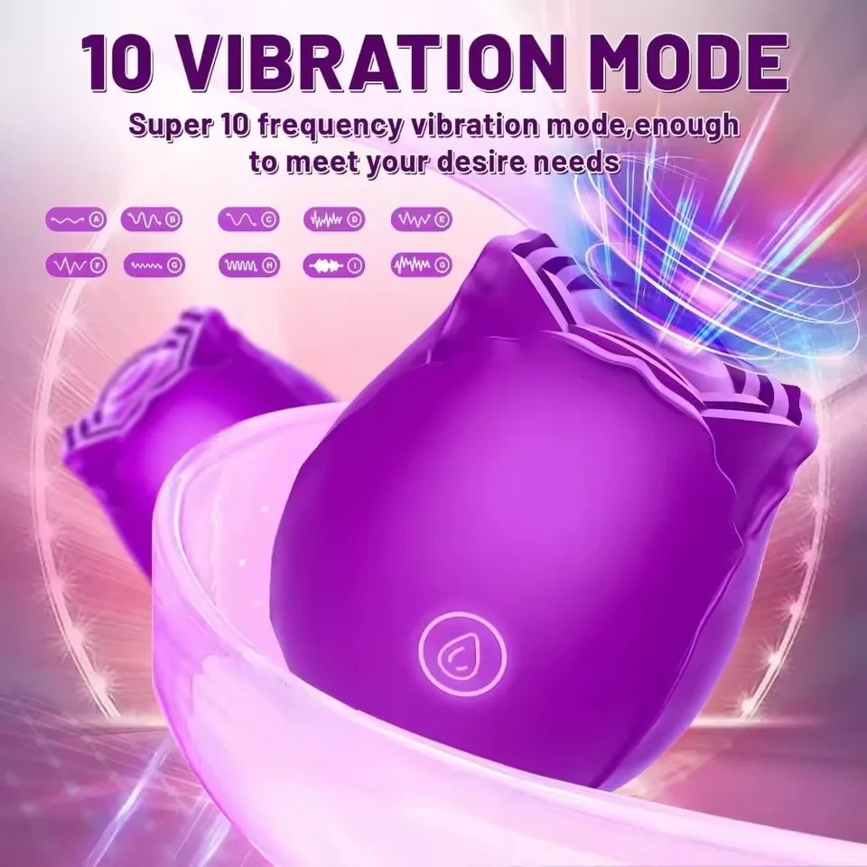 Powerful Sucking Vibrator for Women Vacuum Clitoris Stimulator Female Oral Nipple Clit Sucker Vibrating Adults Sex Rose Toys 18+