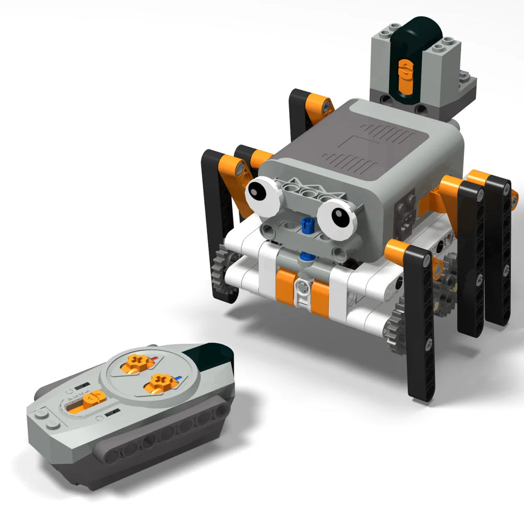 Technical Electric MOC Building Blocks Walking Robot RC Omnidirectional Robot Model DIY  bricks blocks Kids Fun Toy