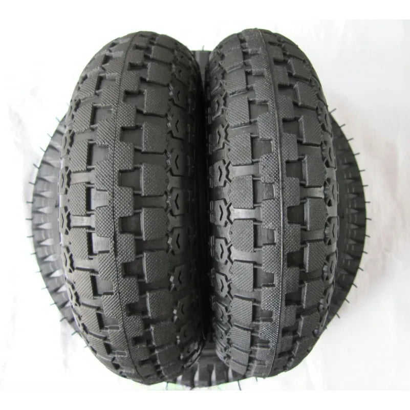 3.50-5 Car Tire Thickened Steel Rim 3.50-5 Cast Iron Wheel Hub 12 inch Toy Car Tire