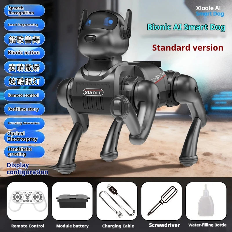 2026 New AI Smart Robot Dog Bionic Interactive Electronic Pet Toy Can Talk Sing Dance Kids Educational Companion Playmate