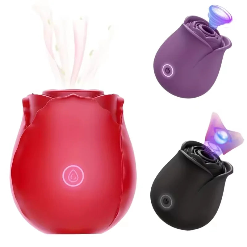 Powerful Sucking Vibrator for Women Vacuum Clitoris Stimulator Female Oral Nipple Clit Sucker Vibrating Adults Sex Rose Toys 18+
