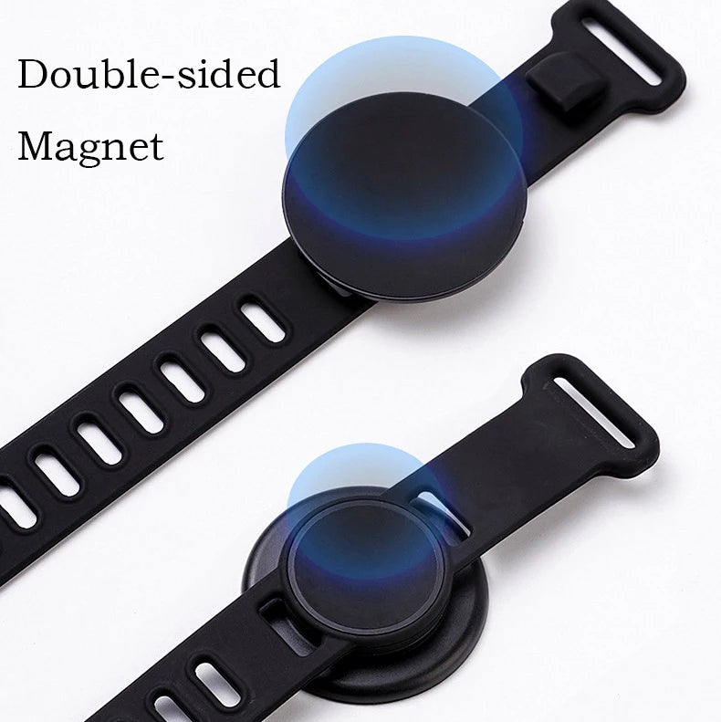 Two-sided Magnet Wrist Band Holder Wristband Hands Free Magnetic Phone Stand Holder Mount For Magsafe iPhone Accessories Sports