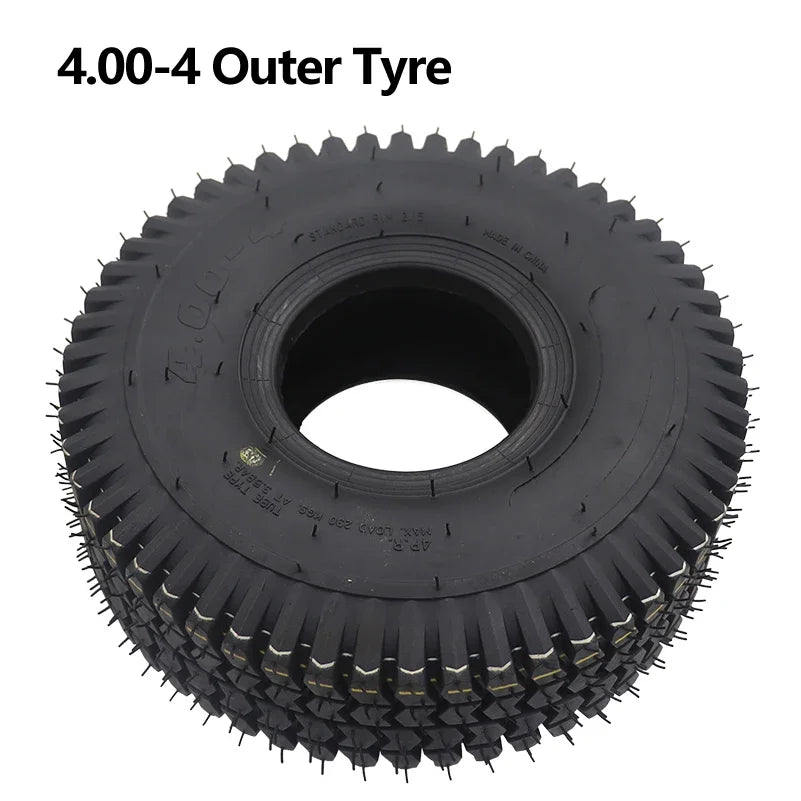 Three Wheel Scooter Tire 11 Inch 4.00-4 Heavy Duty Inner Tube Outer Tire Is Suitable for Motorcycle handcart tire replacement