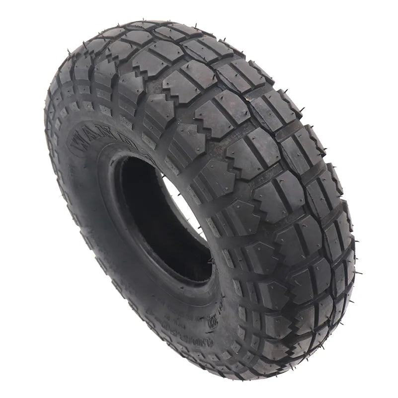 4.10/3.50-4  Tire and Inner Tube for Warehouse Cars Scooter Wheel Hand Truck Lawn Mower Dollies Wheelbarrow