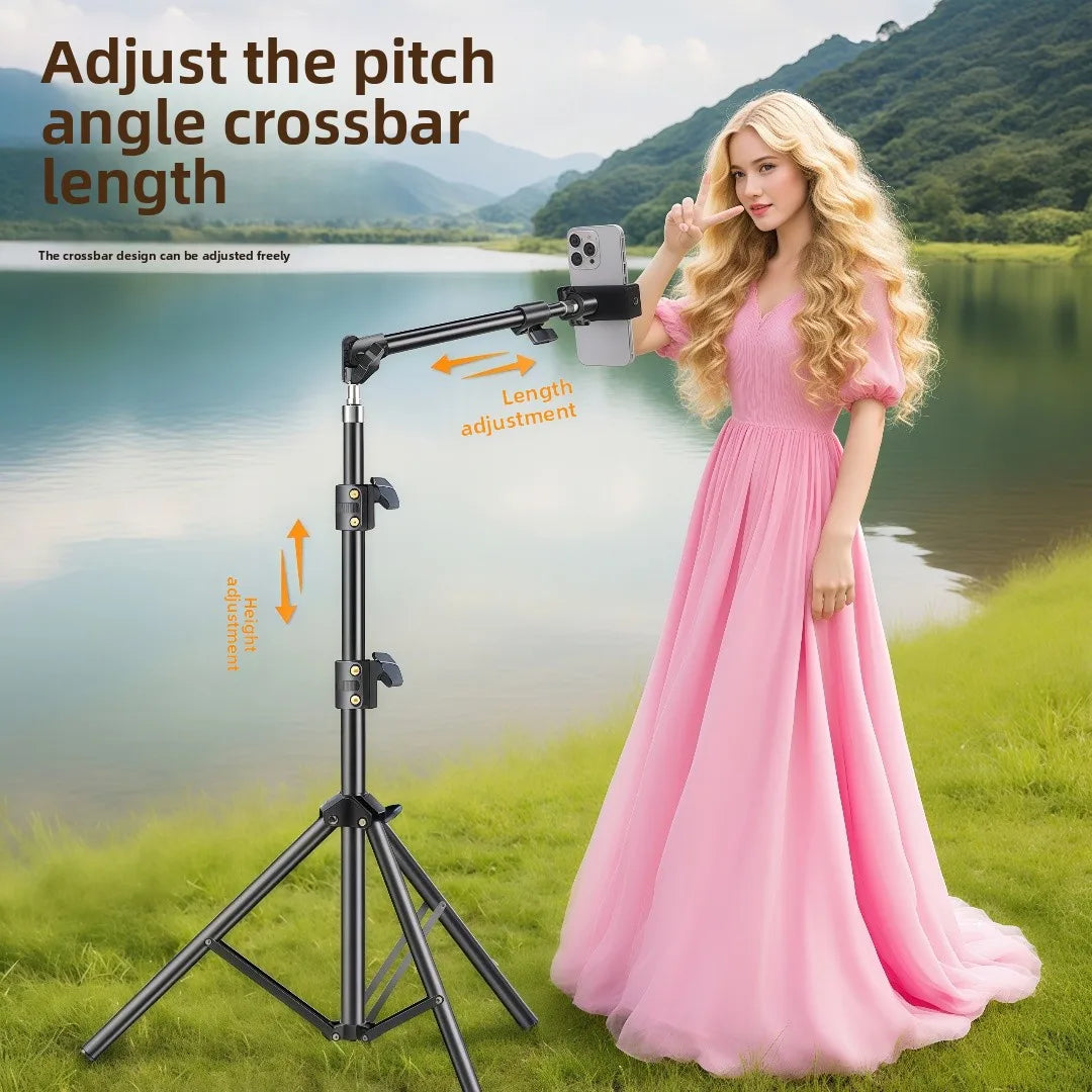Universal Lazy Long Arm Stand 360° Rotating Phone Holder Adjustable Installation Bed & Desk Mount Photography Accessories