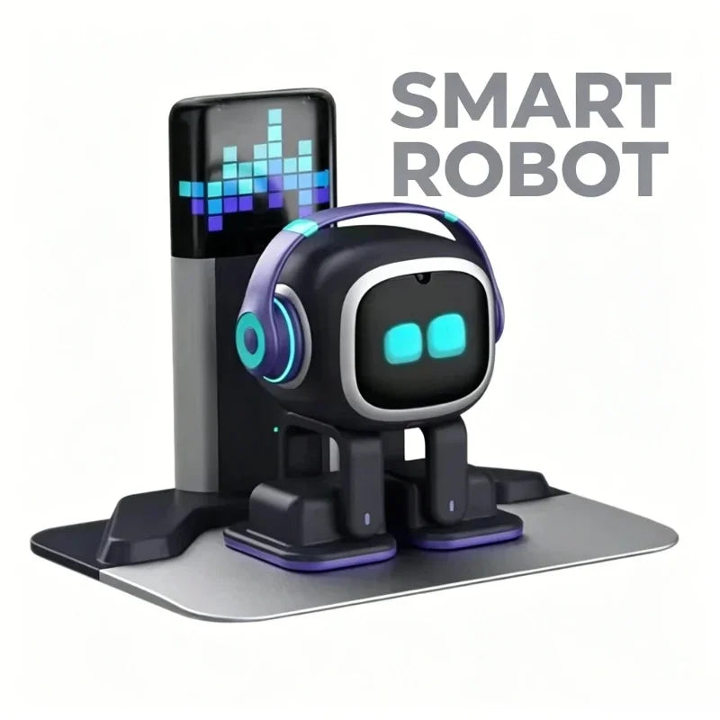 AI EMO Smart Companion Robot Toy with Voice Recognition For Emotional Communication Electronic Pet For Kids And Adults