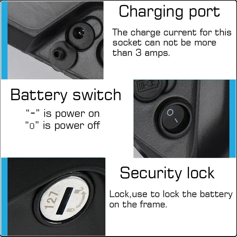 Electric bicycle cham-rider 48V 750w Lithium Batterie ebike 52V 25ah 30ah 40ah 50ah 60ah Batterie 60v72v 1000w 2000w 1500w motor