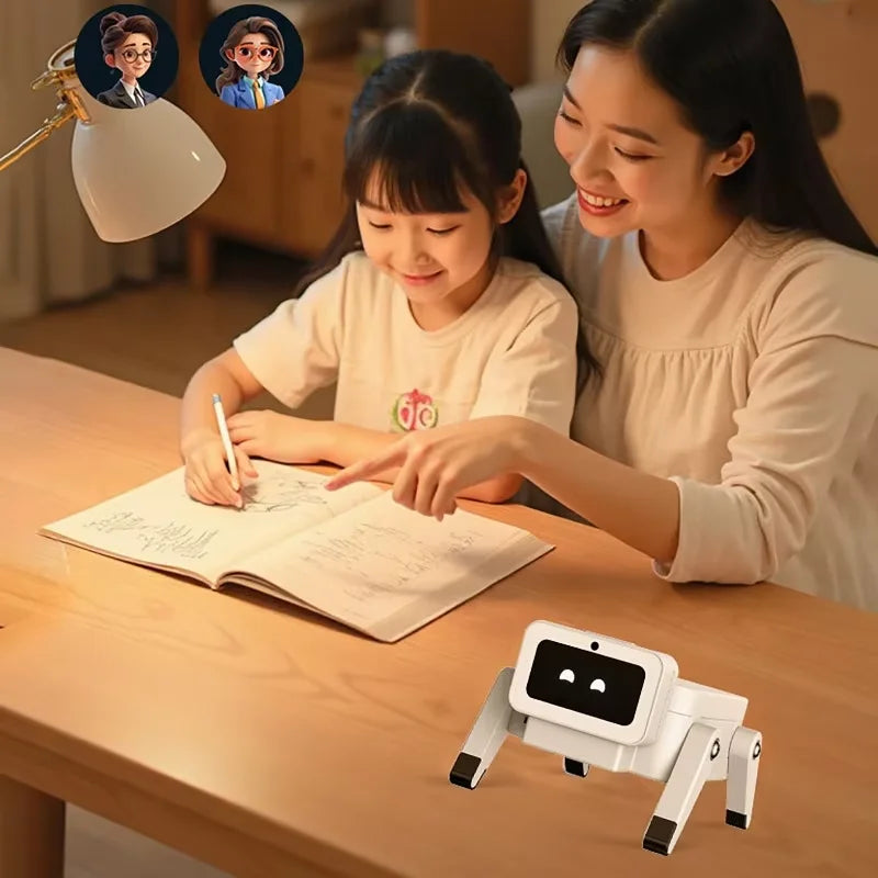Xiaozhi AI Robot Pet for Kids,Voice-Control Robot Puppy,Man-machine Mutual Communication and Companionship,3D Printing Products