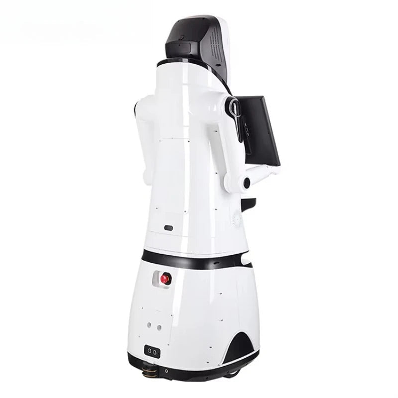Customized Dual Screen Showroom Robot - AI Humanoid Commercial Reception & Welcome Guided Tour Robot