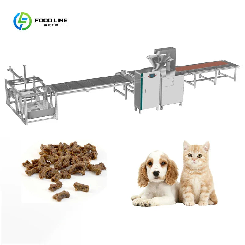 FOODLINE Customized  Pet Cold Press Pellet Machine Proprietary Technology Production Line Complete Pet Food Equipment
