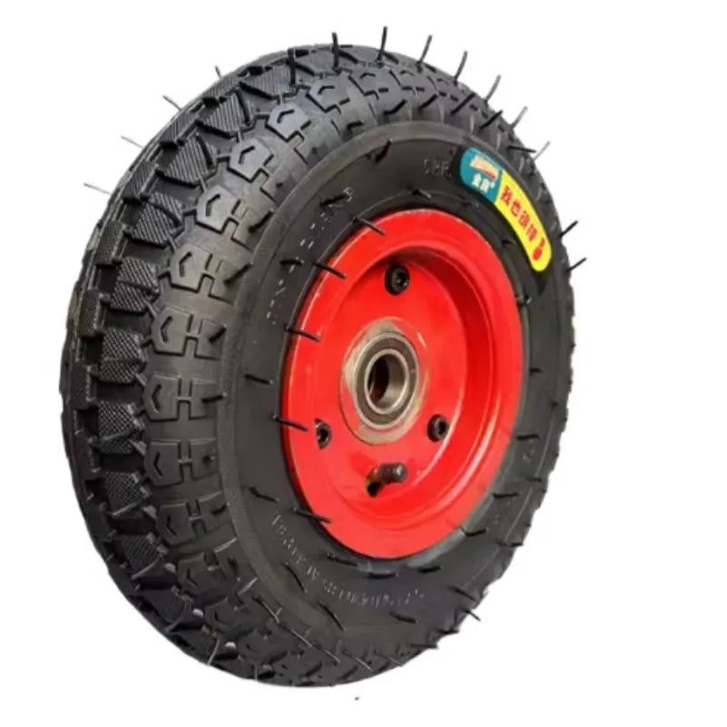 3.50-5 Car Tire Thickened Steel Rim 3.50-5 Cast Iron Wheel Hub 12 inch Toy Car Tire
