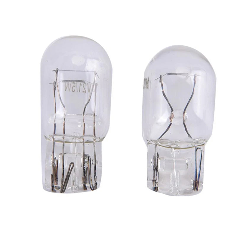 10Pcs T20 W21/5W Signal Light Halogen Bulb 7440 7443 Clear Orange Daytime Turn Stop Brake Tail Bulb DRL Bulbs