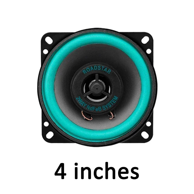 1PC 4/5/6 Inch Car Speakers  HiFi Coaxial Subwoofer Universal Automotive Audio Music Full Range Car Stereo Speaker