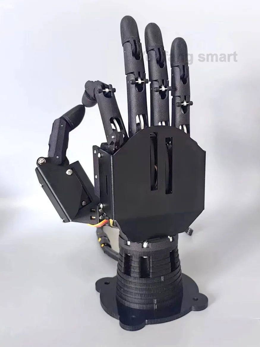 6 Dof Robotic Hand Big Bionic Palm 5 Fingers Left/Right Hand For Arduino For Raspberry Pi Robot Programmable Scientific Project