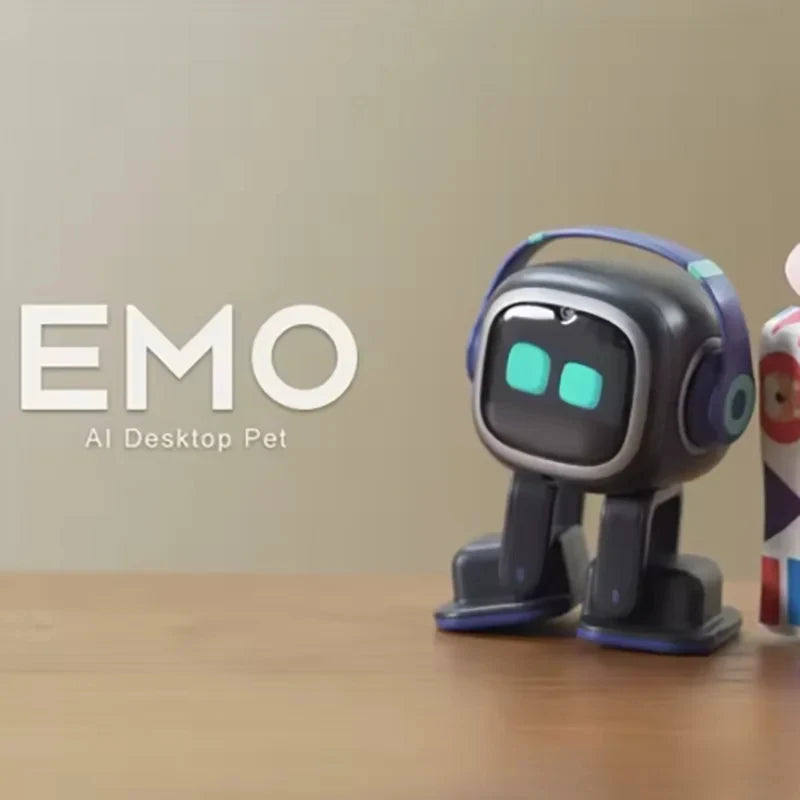 AI EMO Smart Companion Robot Toy with Voice Recognition for Emotional Communication Electronic Pet for Kids And Adults