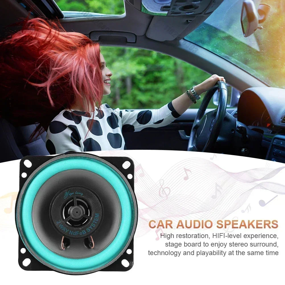 1PC 4/5/6 Inch Car Speakers  HiFi Coaxial Subwoofer Universal Automotive Audio Music Full Range Car Stereo Speaker