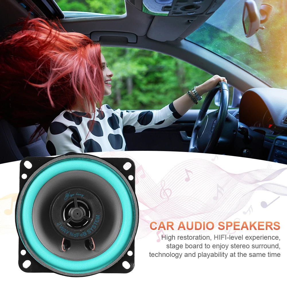 4/5/6.5 Inch Car Speaker 100/160W HiFi Coaxial Subwoofer Universal Automotive Audio Music FullRange Frequency Car Stereo Speaker