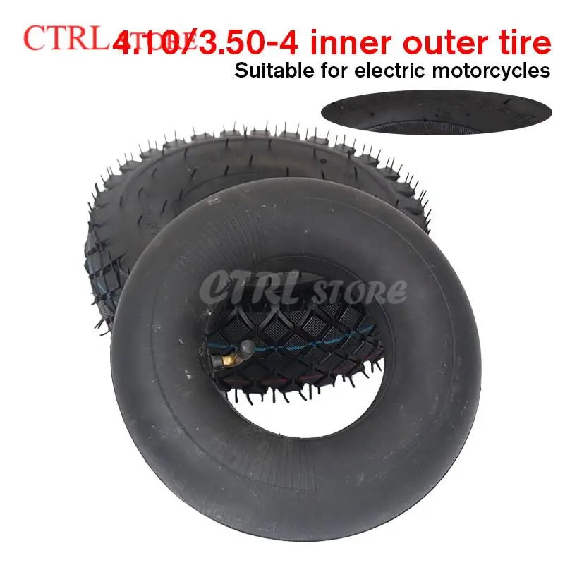 4.10/3.50-4 Tires 4.10-4 3.50-4 Tyre And Inner Tube for Electric Tricycle, Trolley,Electric Scooter,warehouse Car Tire Parts