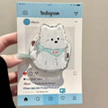 Korean Cute Puppy For Magsafe cellphone grip Magnetic Phone Griptok Grip Tok Stand For iPhone Accessories Magnetic Holder