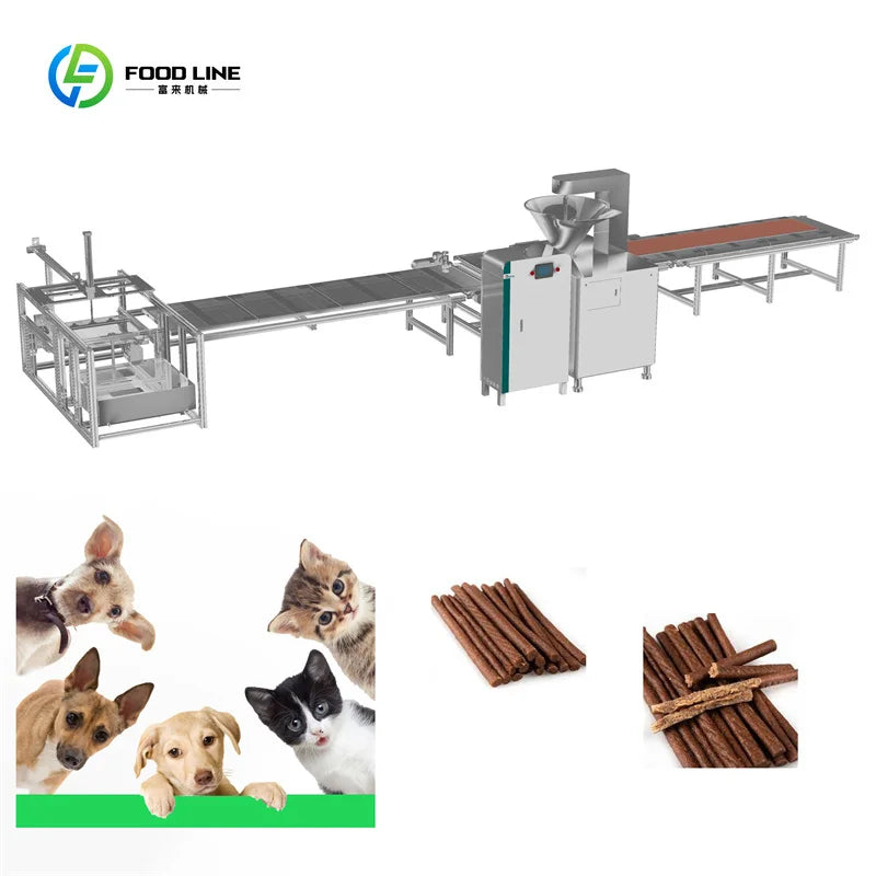FOODLINE Customized  Pet Cold Press Pellet Machine Proprietary Technology Production Line Complete Pet Food Equipment