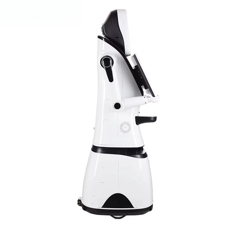 Customized Dual Screen Showroom Robot - AI Humanoid Commercial Reception & Welcome Guided Tour Robot