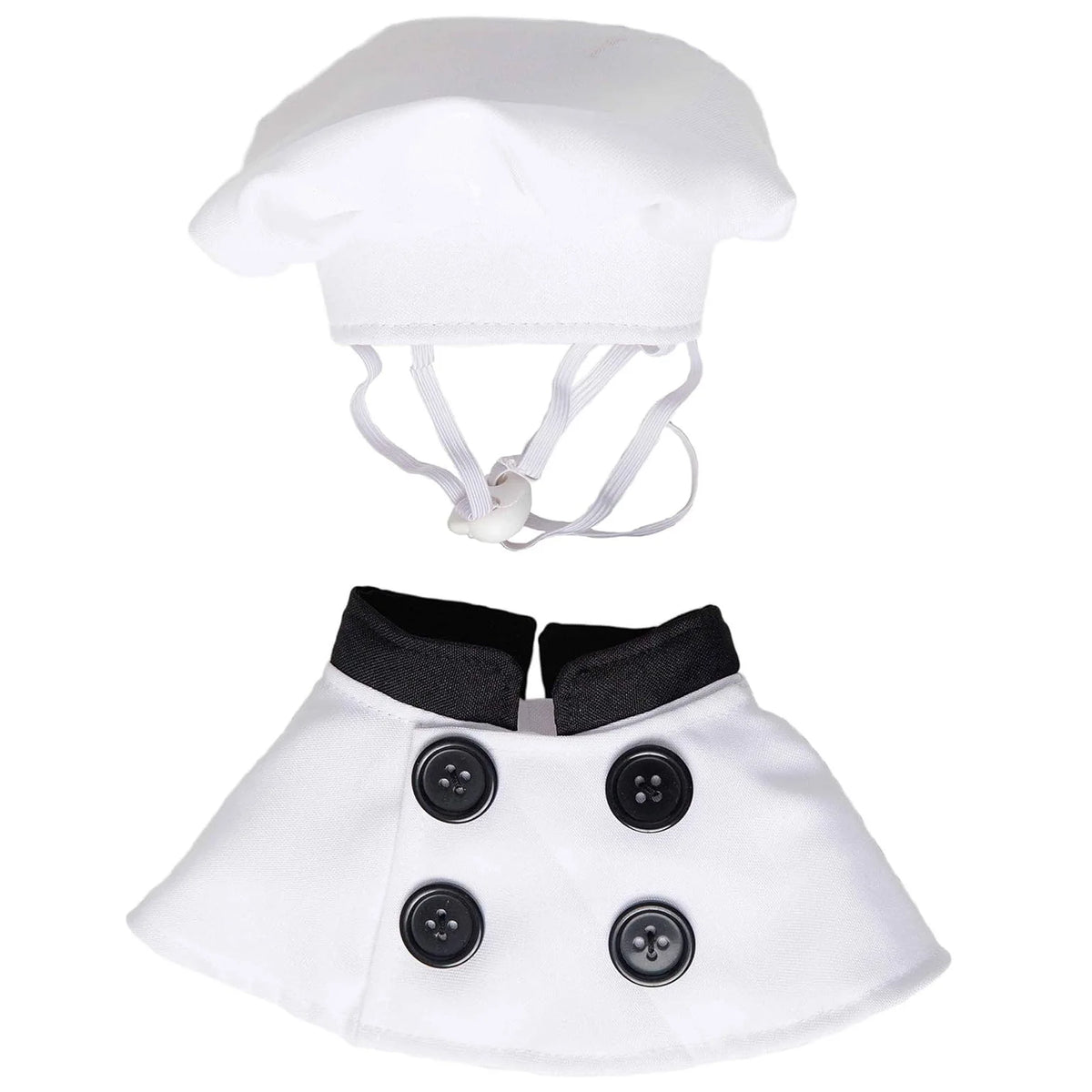 Pet Chef Costume for Cats And Dogs Cute Chef Hat And Bib Outfit Funny Cosplay Dress-Up for Small to Medium Pets Halloween Christ