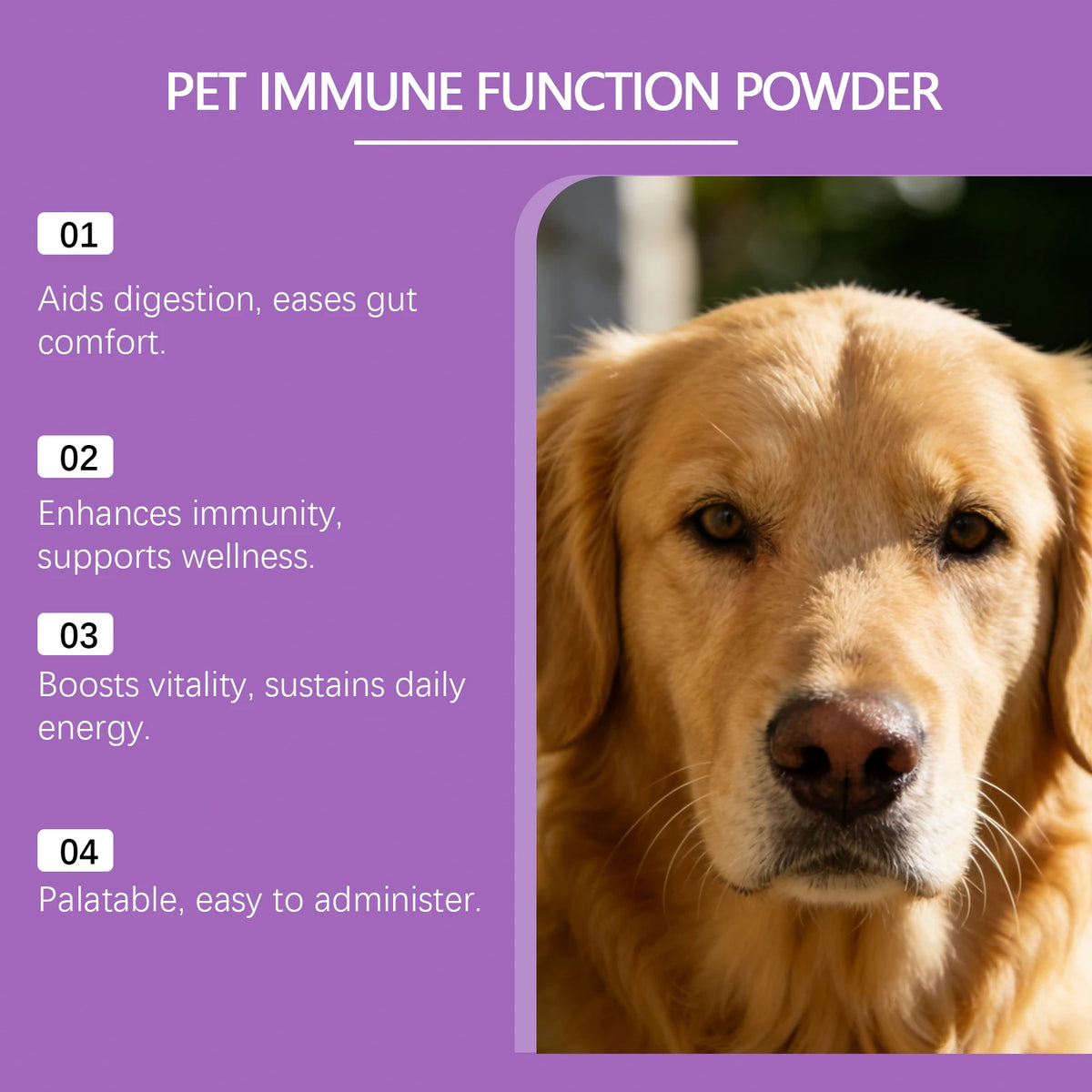 Pet Nutritional Powder - Gentle, Nourishing, Soothing, Hydrating, Revitalizing and Fortifying for Daily Canine Body Care