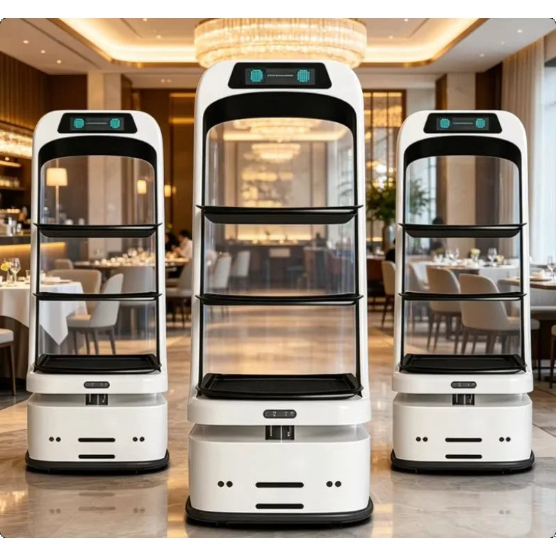 Outdoor Restaurant Food Delivery Robot Autonomous Self-Driving Service Robot