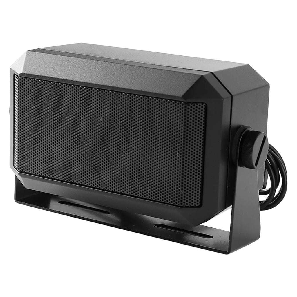 Vehicle Rectangular External Speaker External Speaker Rectangular 3.5mm Plug Car Radio Speaker for Ham Radio CB Radio Scanner