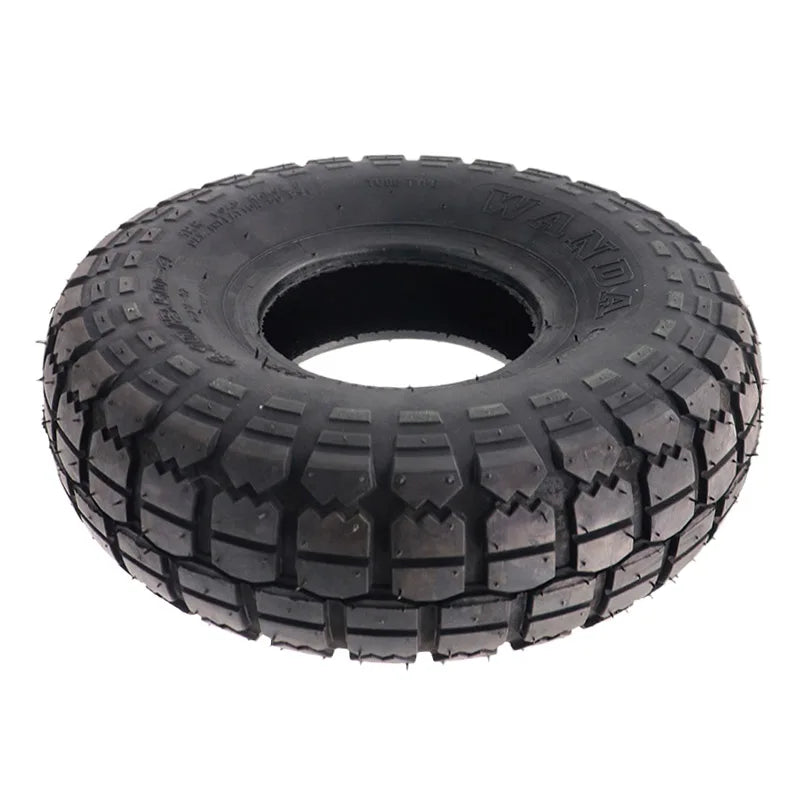 4.10/3.50-4  Tire and Inner Tube for Warehouse Cars Scooter Wheel Hand Truck Lawn Mower Dollies Wheelbarrow