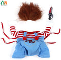 Pet Deadly Dog Costume,Cute Dog Cosplay Halloween Christmas Funny Costume Dog Clothes Party Costume for Small Medium Large Dogs