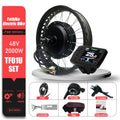 48V2000W Electric Fat Bike Motor Kit 4.0Tyre Rear Dropout 190mm Brushless Non-gear Hub Motor Wheel for Snow Ebike Conversion Kit