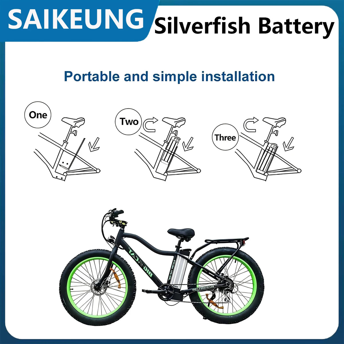Folding Electric Bike Bicycle battery 48V 50Ah 36V 52v 60 72v 25 30Ah 40Ah 45Ah 60Ah 750w1000w2000W For Retrospec Jax Rev Ebike