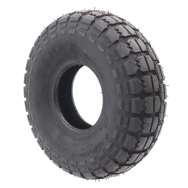 4.10/3.50-4  Tire and Inner Tube for Warehouse Cars Scooter Wheel Hand Truck Lawn Mower Dollies Wheelbarrow