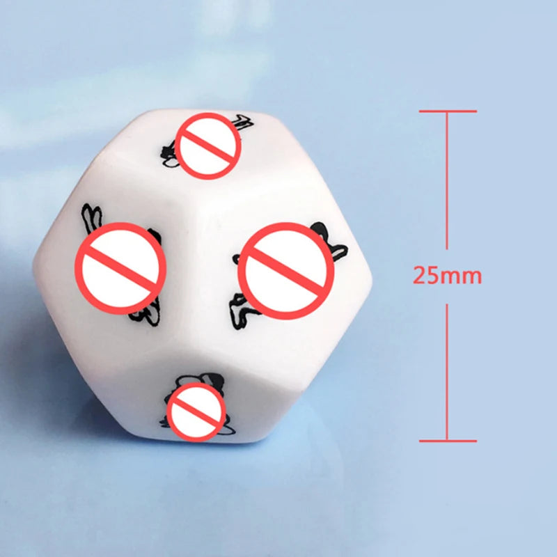 Adult Sexy Toys 12 Sides Sex Dice Sexual Games Dice Couple Erotic Toy Cube Accessoires Sexuels Sexy Toys for Women Sex Shop