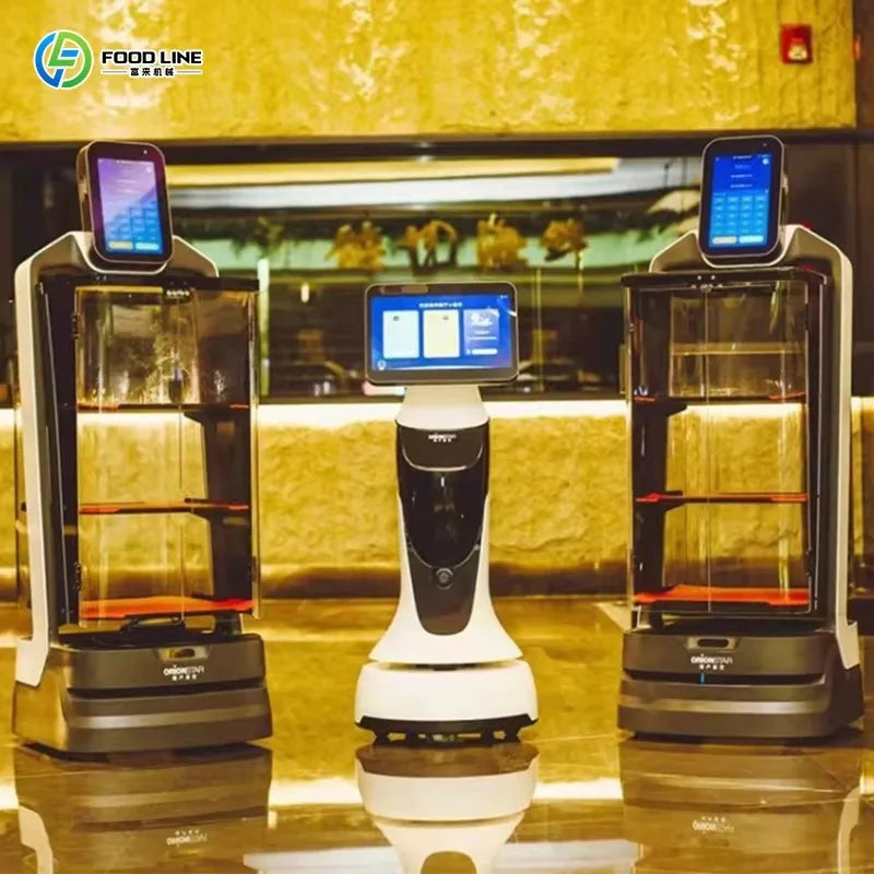 Outdoor Restaurant Food Delivery Robot Autonomous Self-Driving Service Robot