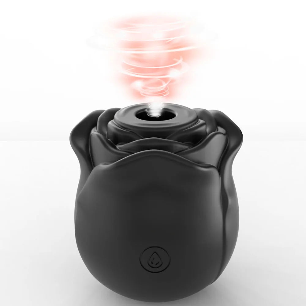 1PC Rose Flower 2 In 1 Vibrator Sucking Beating Nipple Clitoral Stimulator Powerful G-spot Vaginal Vibrator Sex Toys for Women
