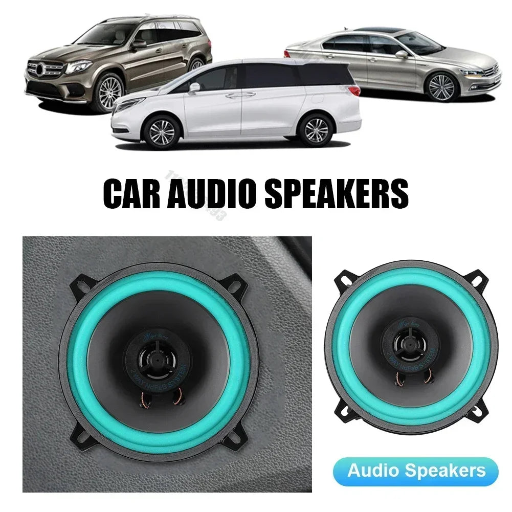 4/5/6 Inch Car HiFi Coaxial Speaker 100W/160W Universal Automotive Audio Music Stereo Subwoofer Full Range Speakers