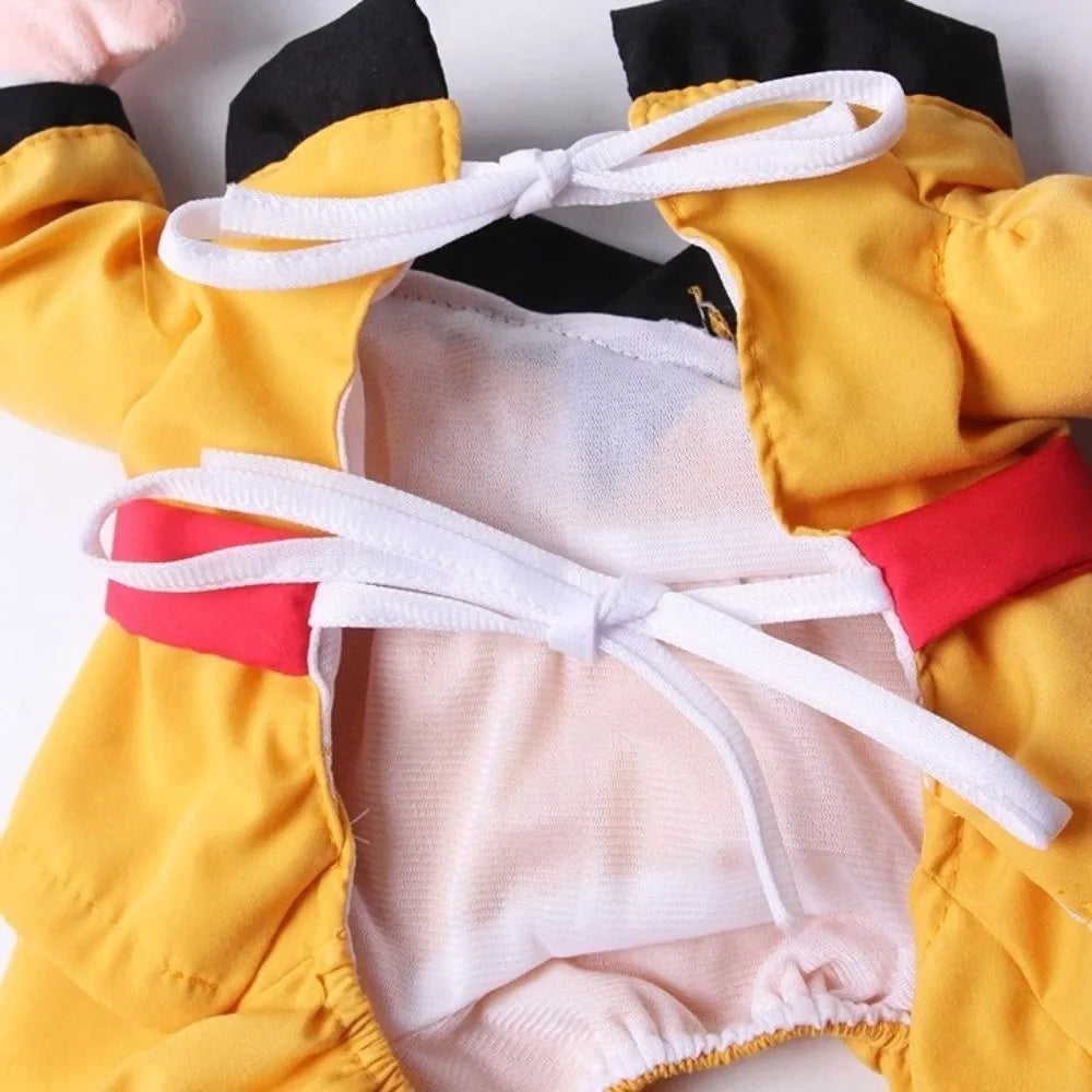 Funny Pet Taekwondo Costume Breathable Comfortable Cat Cosplay Costume Uniform Style Pet Transformational Outfit