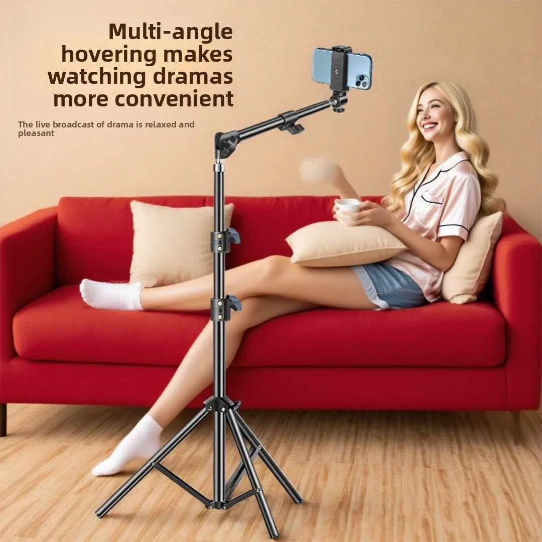 Universal Lazy Long Arm Stand 360° Rotating Phone Holder Adjustable Installation Bed & Desk Mount Photography Accessories