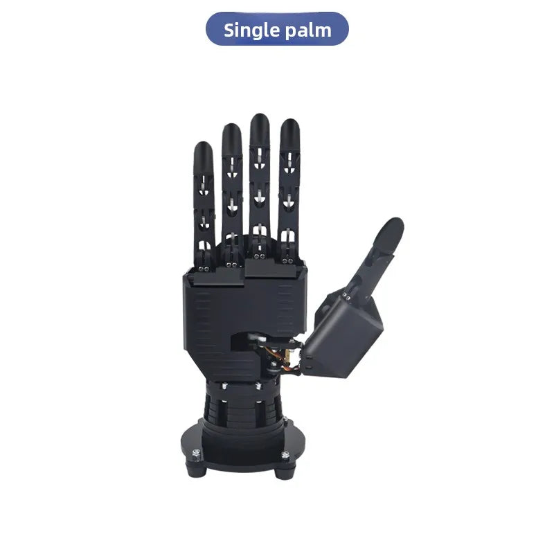 Bionic mechanical palm, five-finger mechanical gripper, programmed robot