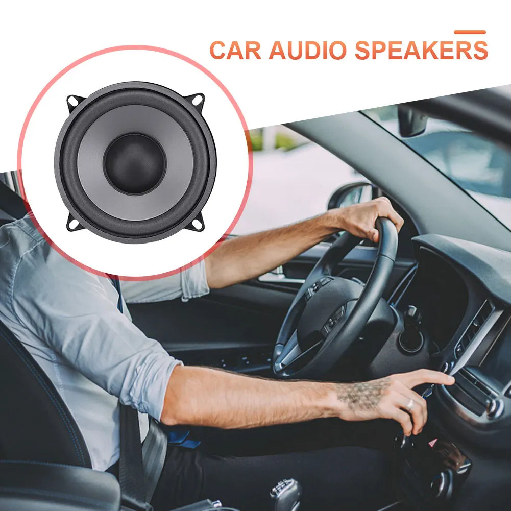 4/5/6 Inch Car Speaker Universal HiFi Coaxial Car Stereo Speaker Full Range Frequency Automotive Audio Music Stereo Subwoofer