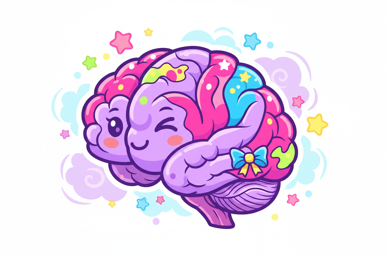Cartoon Human Brain