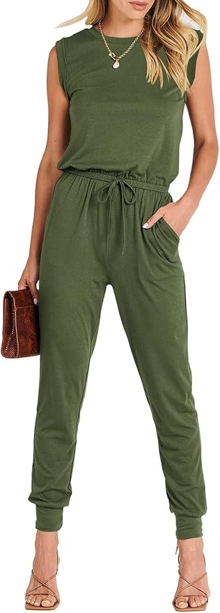 ANRABESS Women's Summer Jumpsuits Rompers (A330)