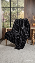 Faux Rabbit Fur Bubble Blanket!!! 0412
